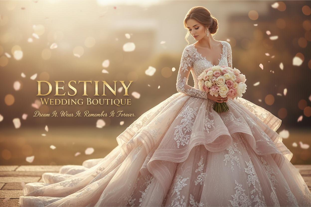 Destiny Wedding Boutique Banner - Option A