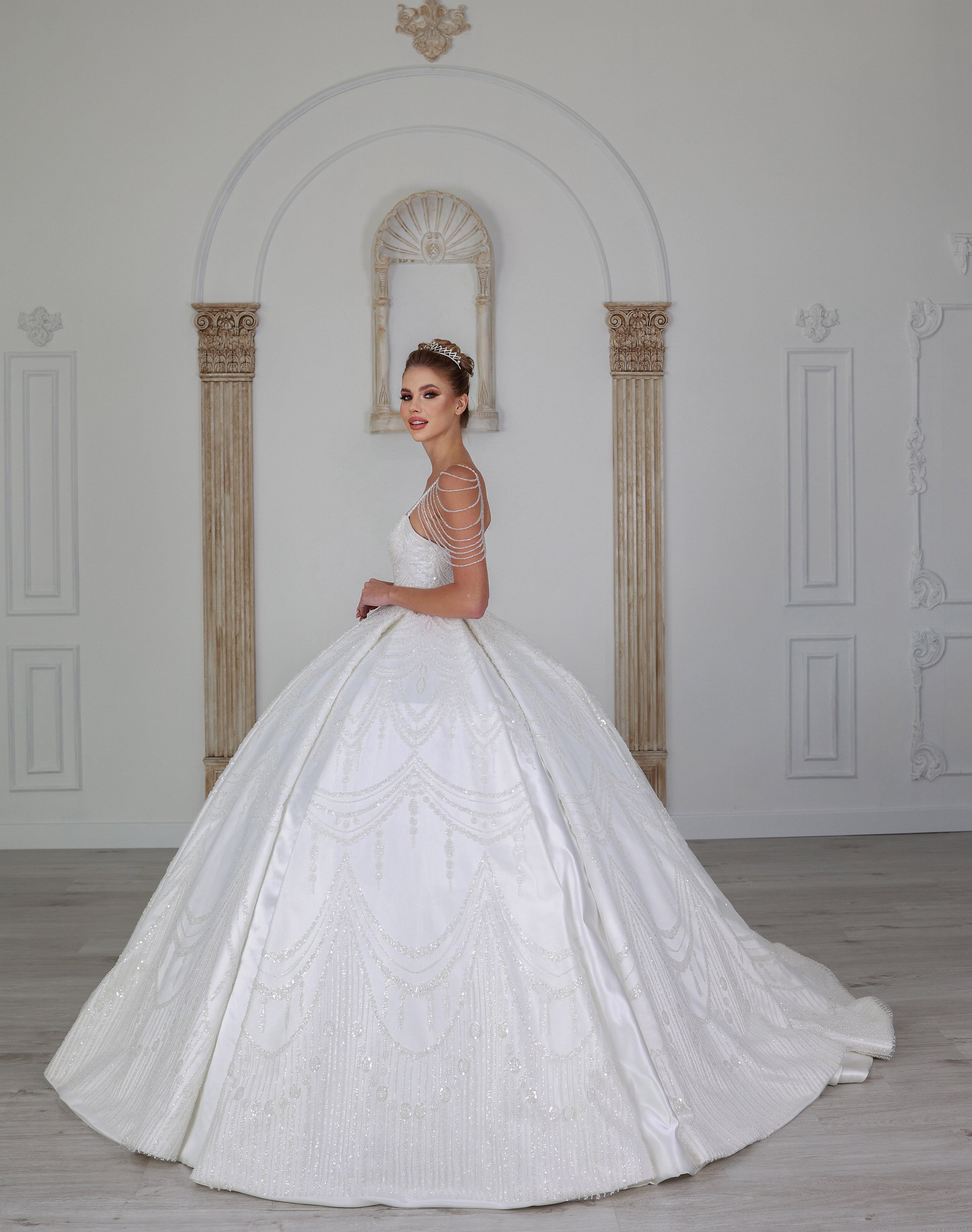 Devin ballgown wedding dress