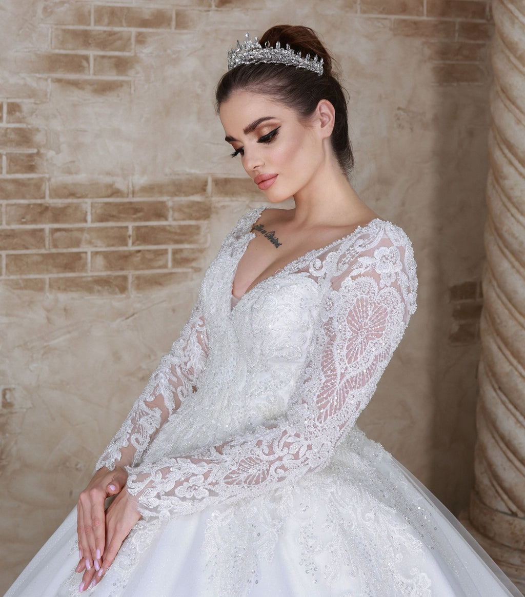 Verda a line wedding dress