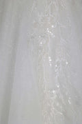 Edna narrow skirt a line wedding dress