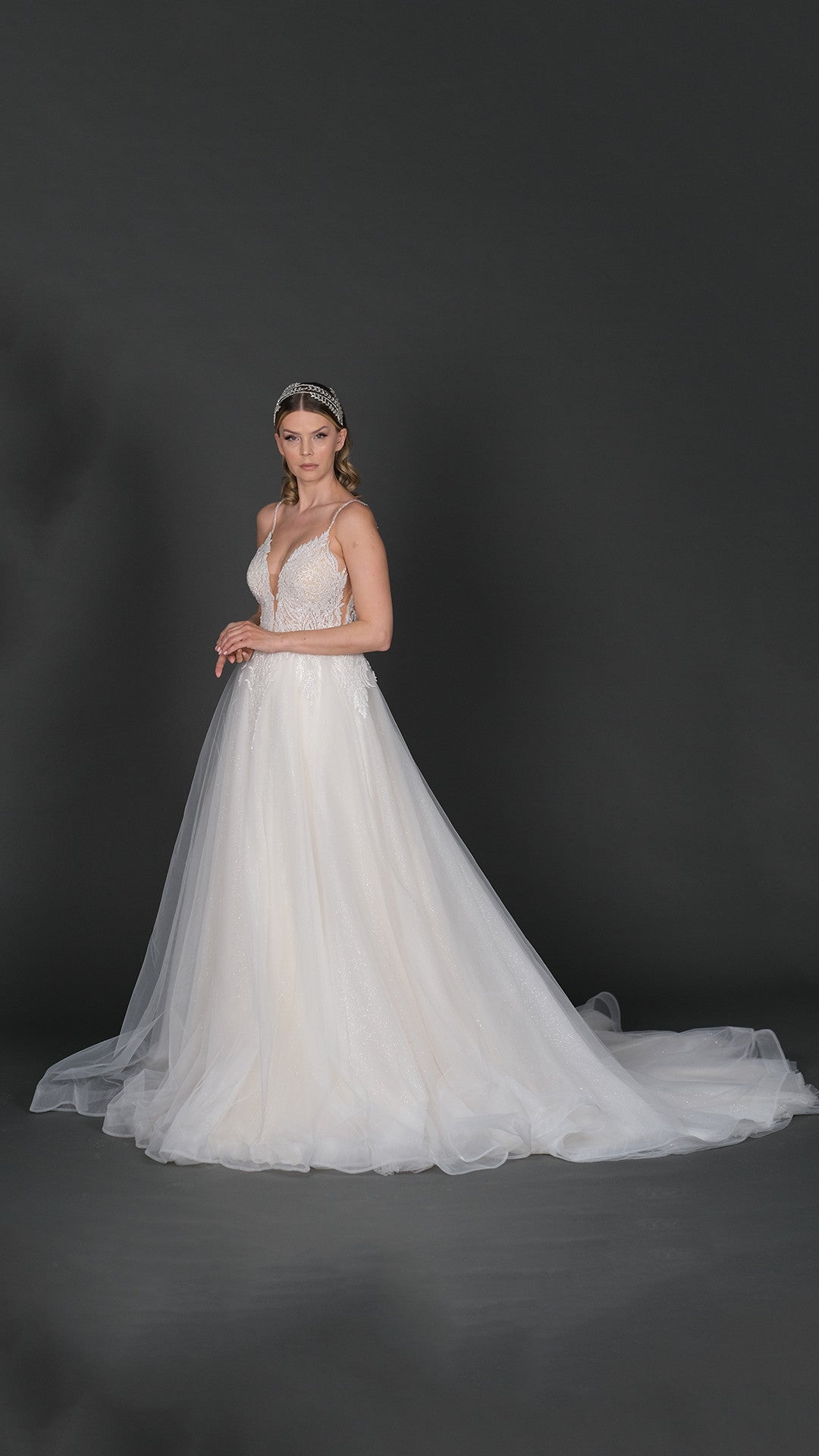 KARSU narrow skirt a line wedding dress