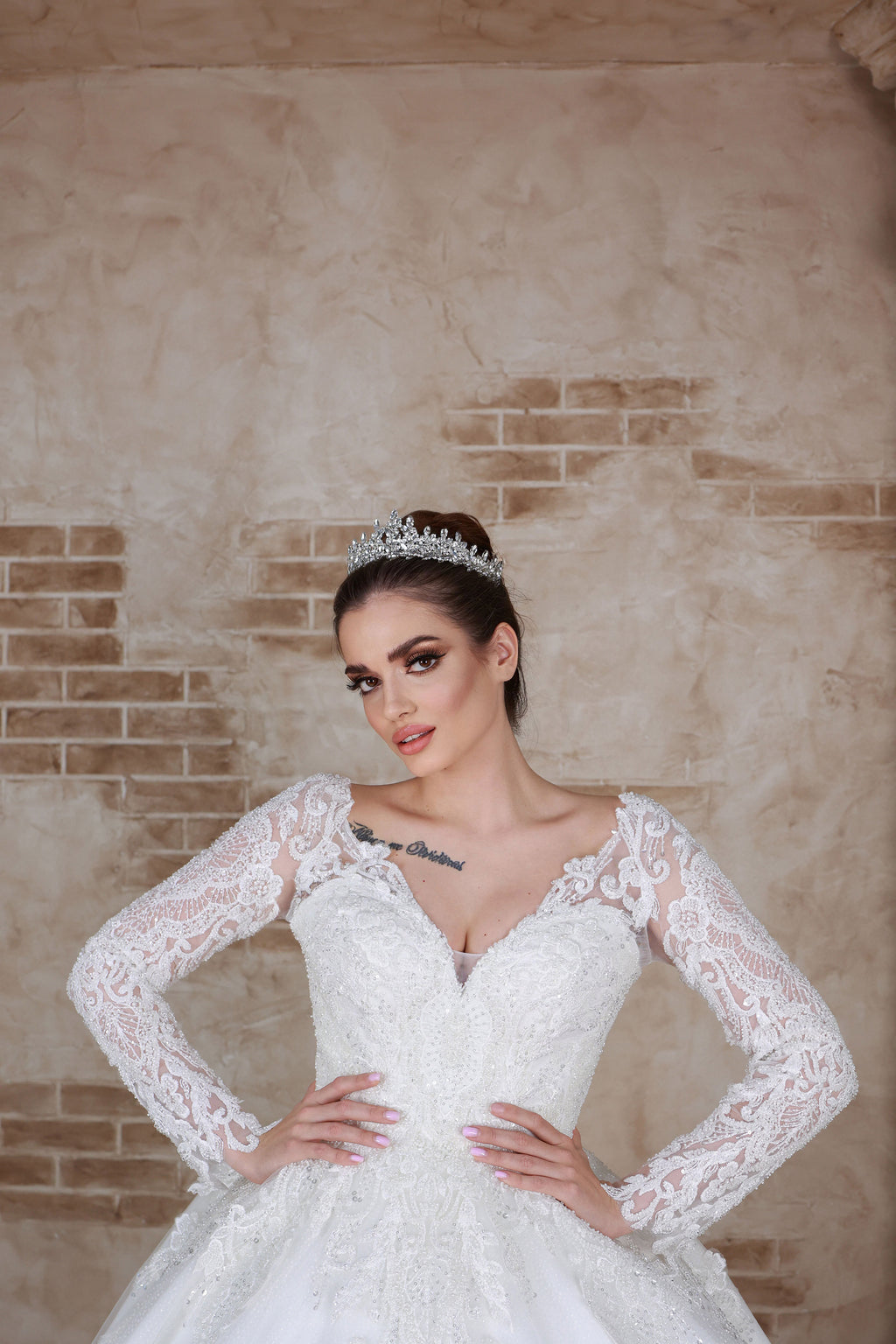 Verda a line wedding dress