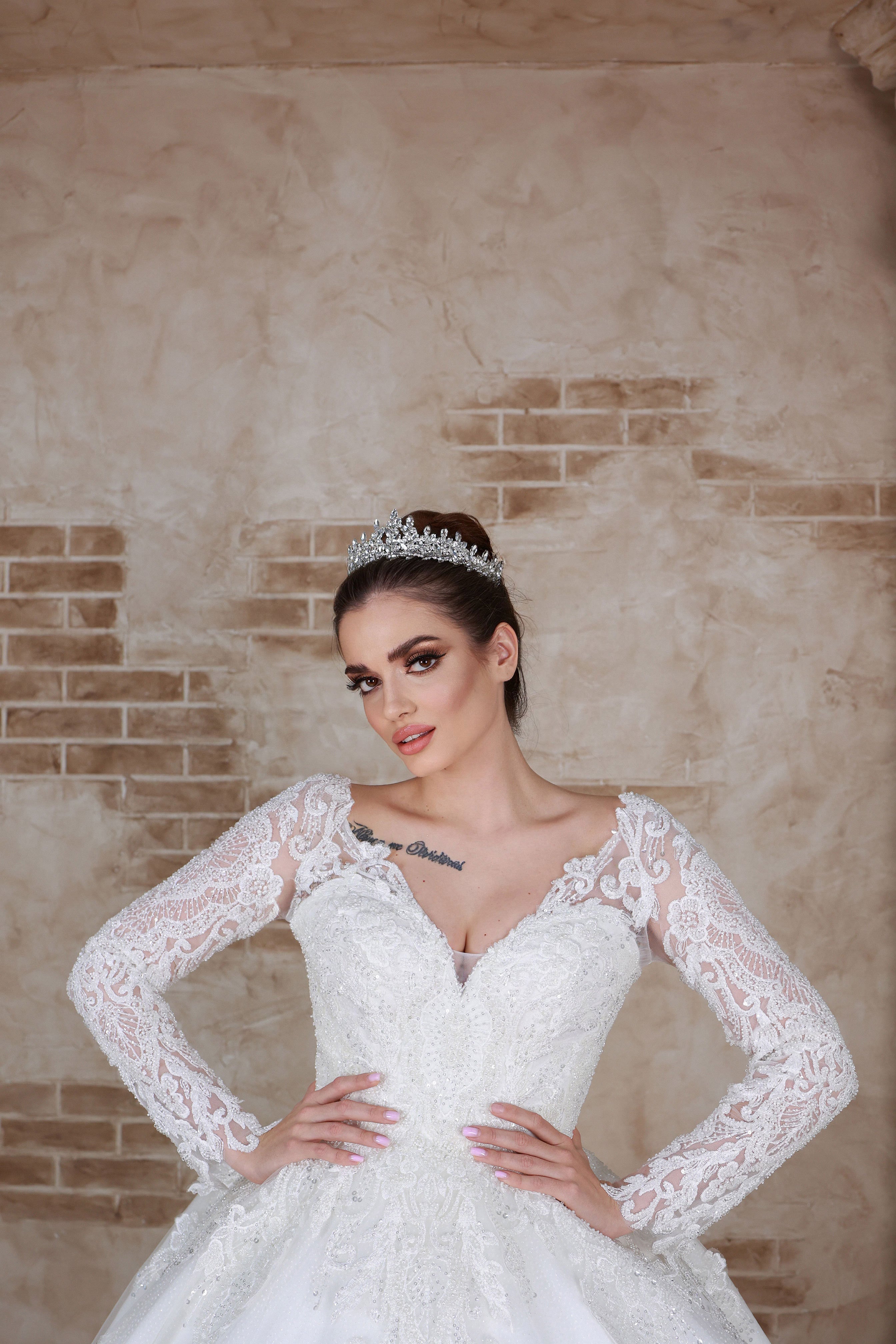Verda a line wedding dress