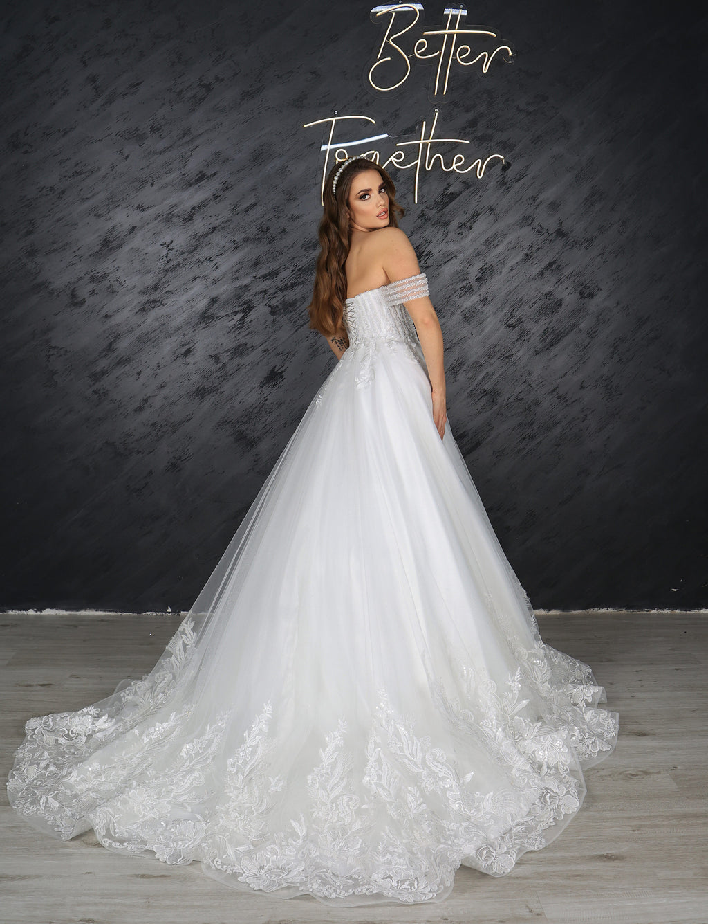 Nina a line wedding dress