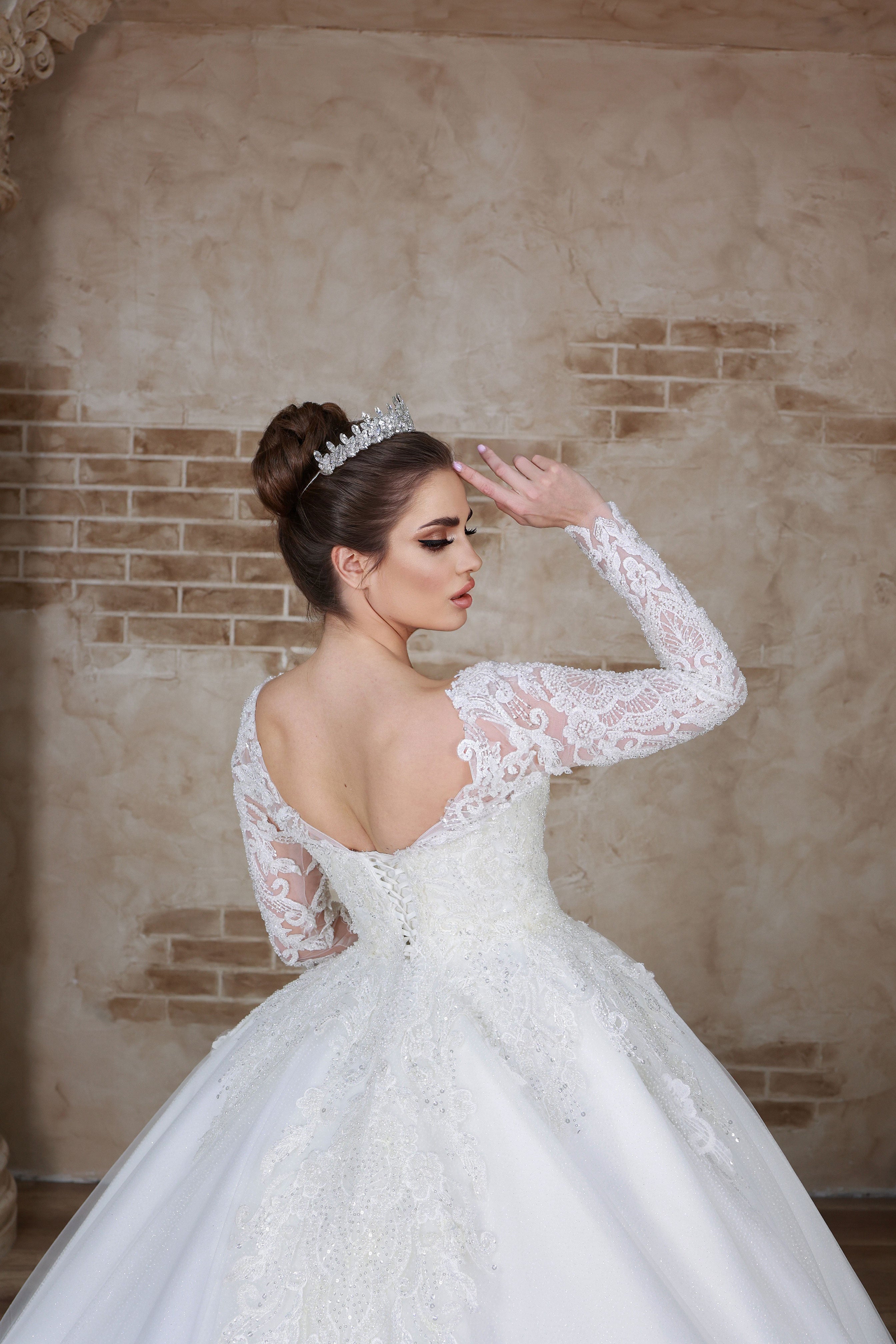 Verda a line wedding dress