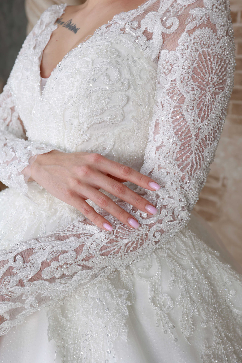 Verda a line wedding dress