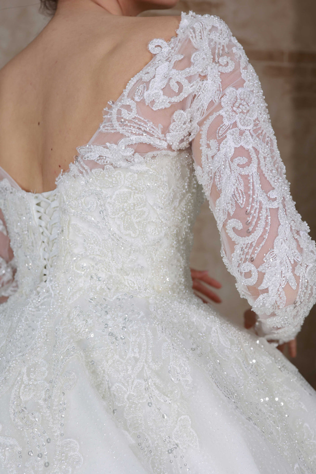 Verda a line wedding dress