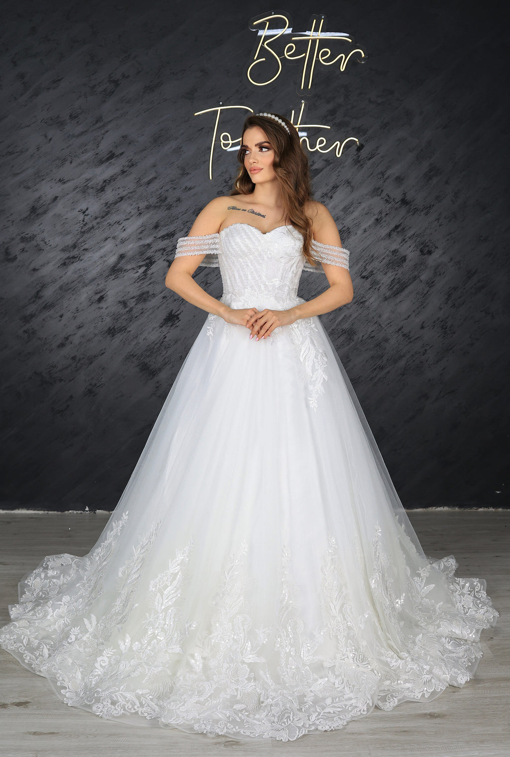 Nina a line wedding dress