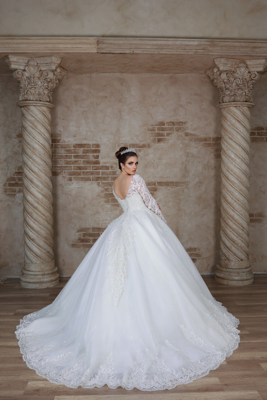 Verda a line wedding dress