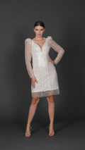 PEKAY narrow skirt a line wedding dress